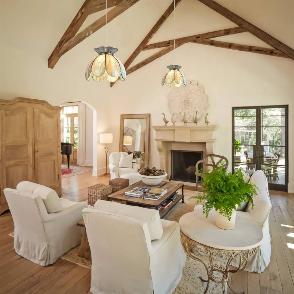 ไฟช่อ DEEPWOOD รุ่น MALIBLUE สีฟ้า/ทอง 1 หัว